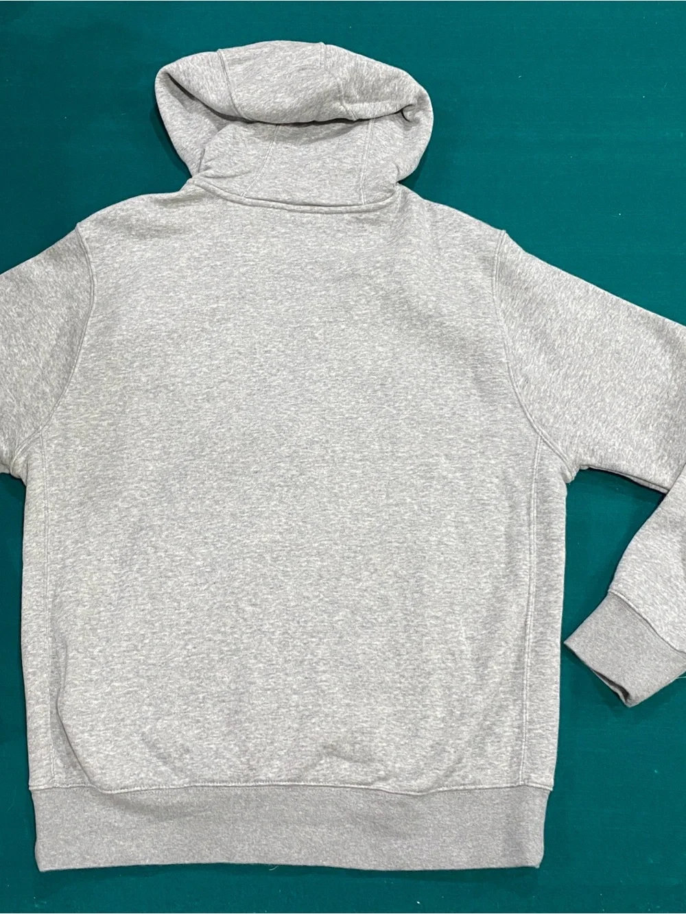 Nike Light Gray Full-Zip Hooded Sweatshirt
